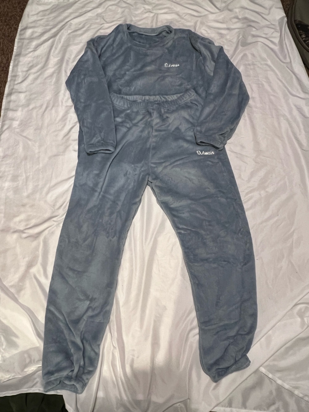 Plush Relaxed Joggers - Slate Blue